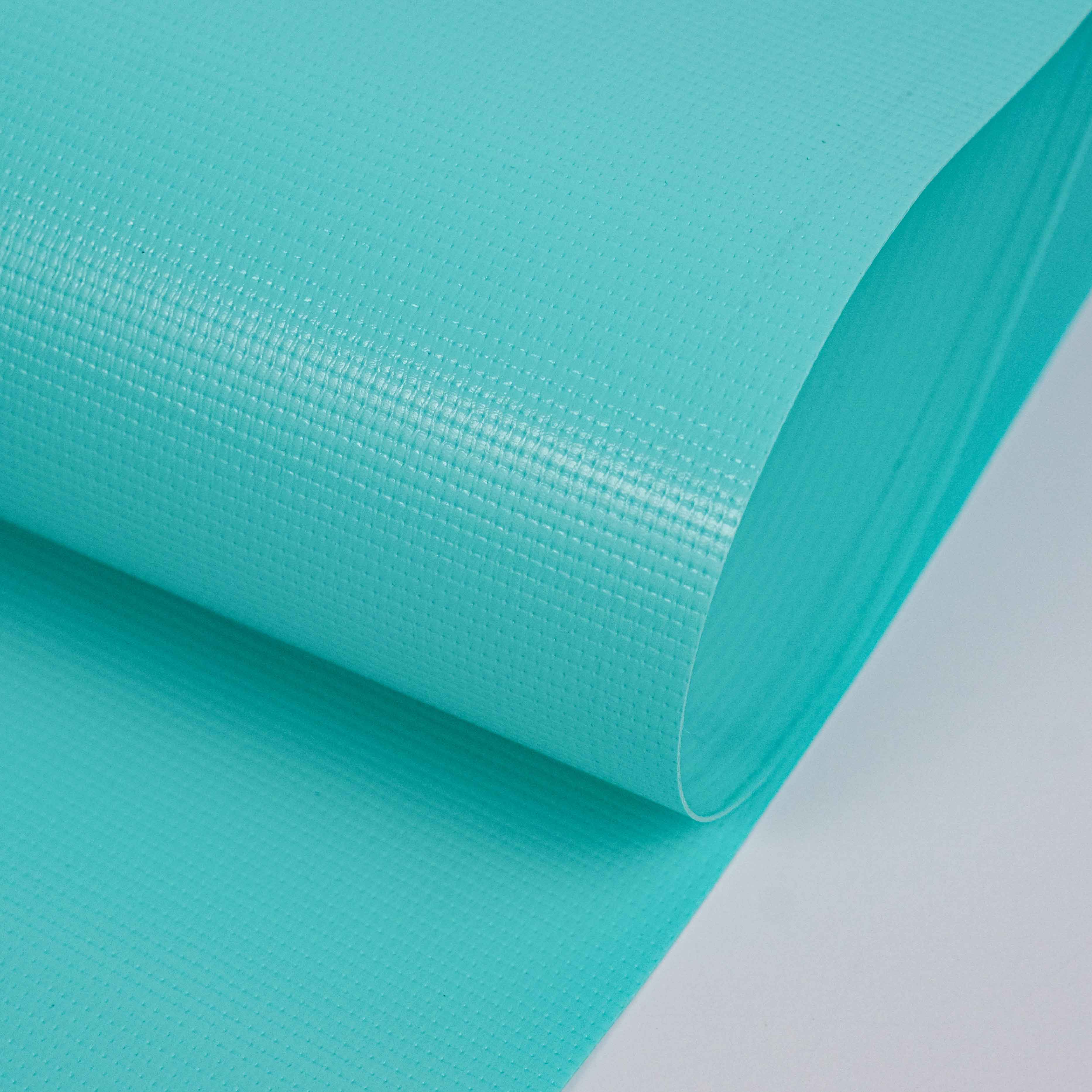Environmentally Friendly Waterproof Mint Green PVC Tarpaulin Fabric